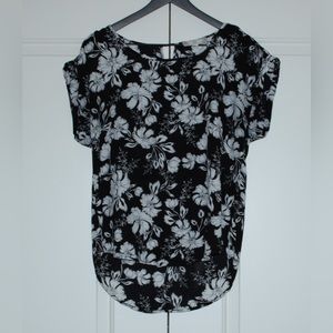 Pink Rose Floral Top